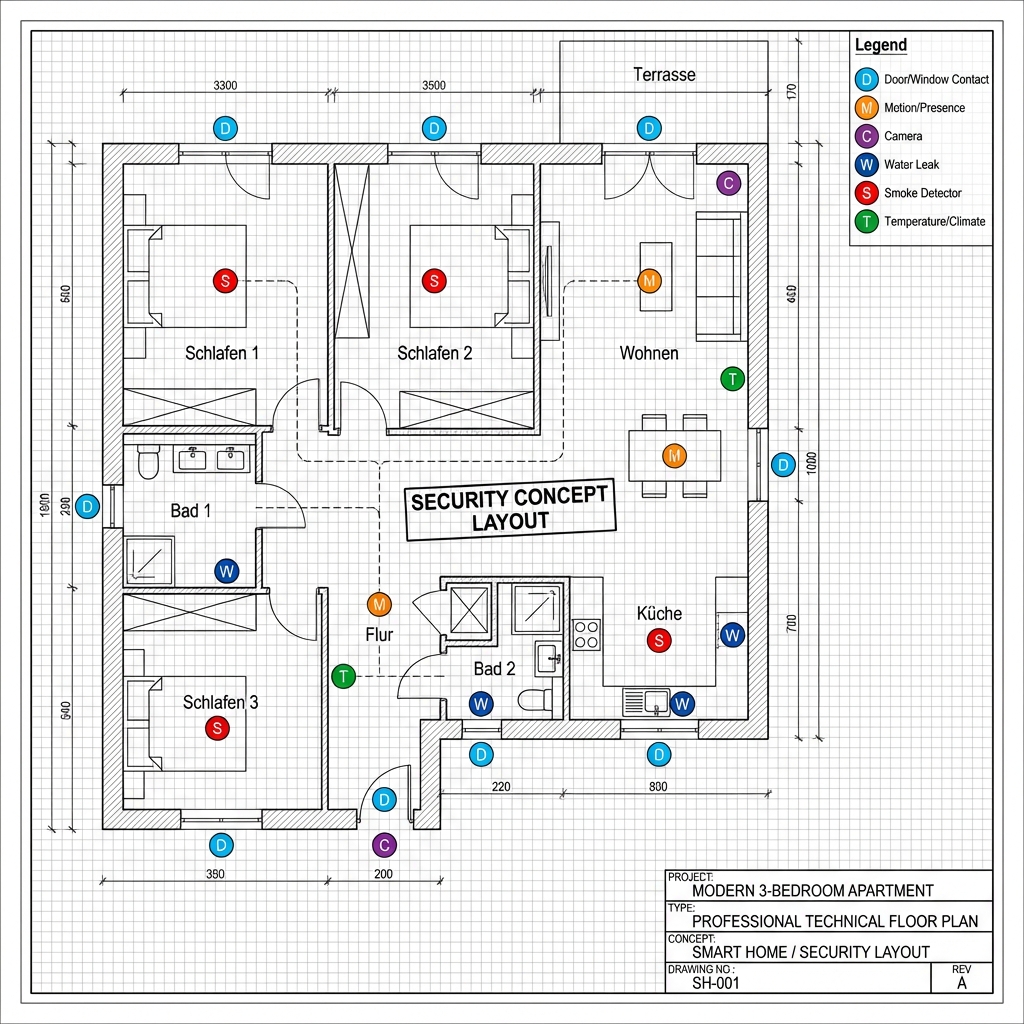 Home Security Floorplan